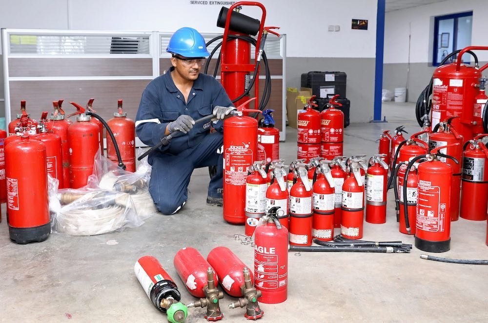 fire cylinder refilling service