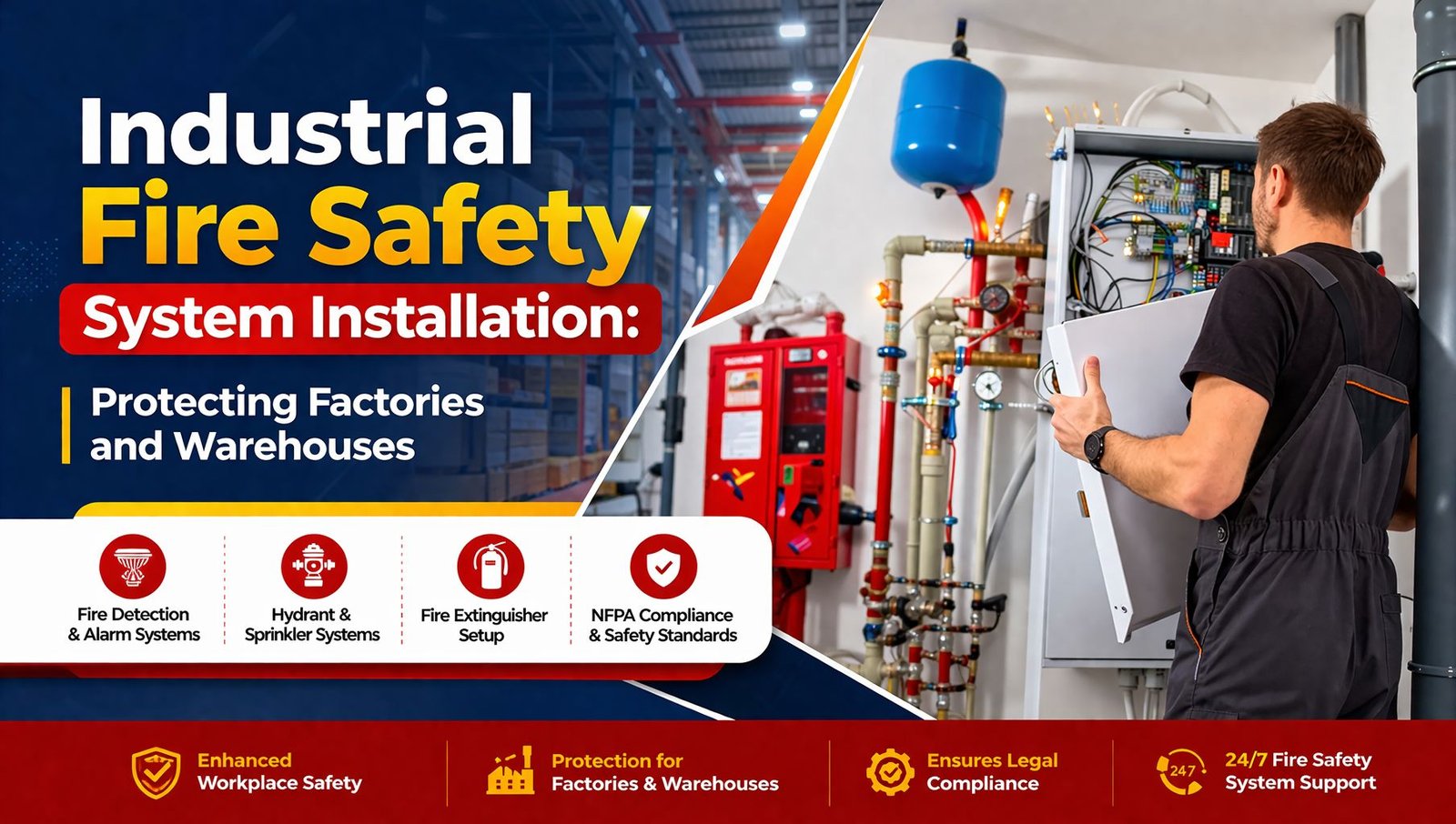 Industrial Fire Safety System Installation
