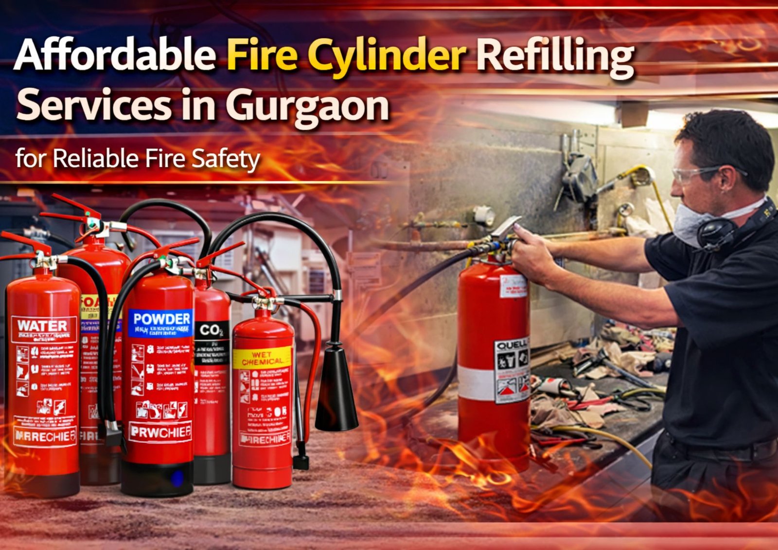 affordable fire cylinder refilling services in gurgaon
