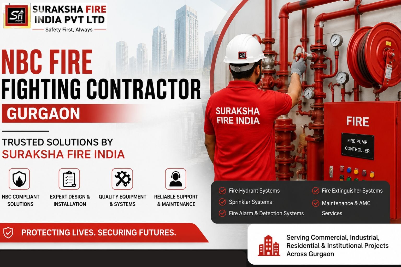 NBC fire fighting contractor Gurgaon