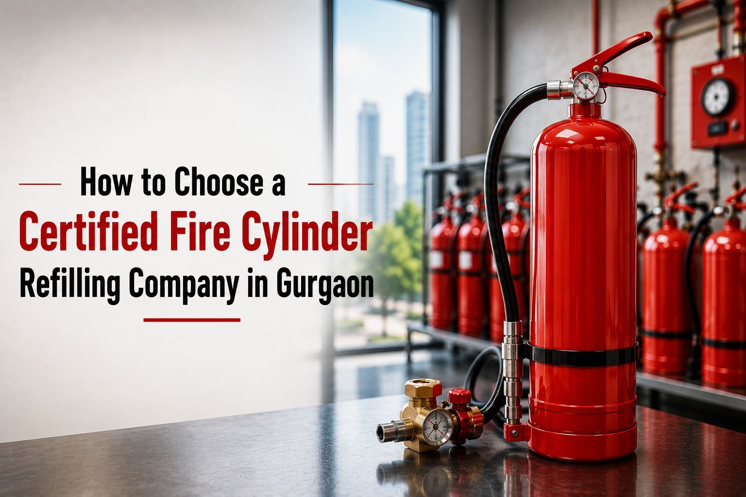 certified fire cylinder refilling company in gurgaon