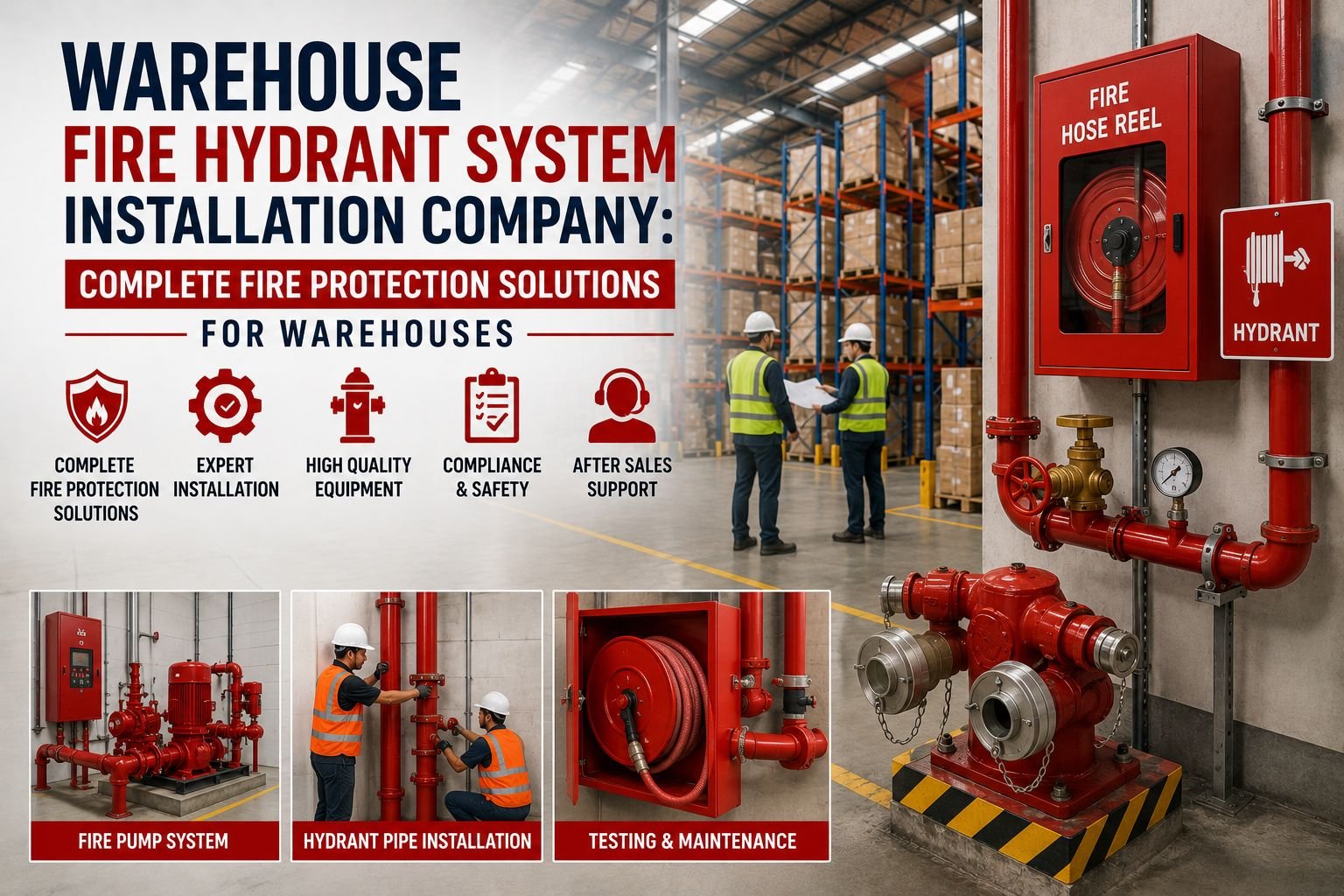 Warehouse Fire Hydrant System Installation Company