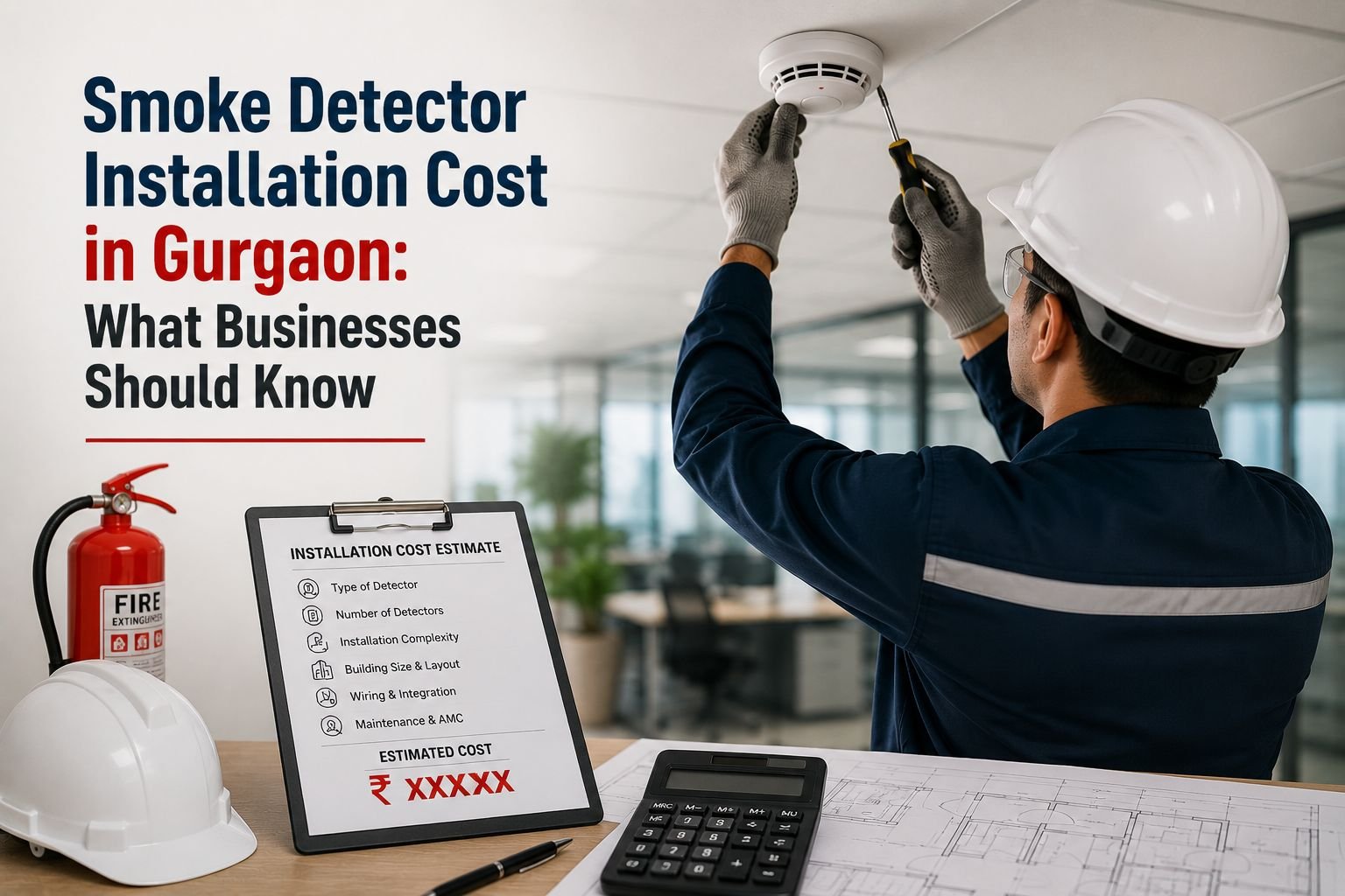 smoke detector installation cost in Gurgaon