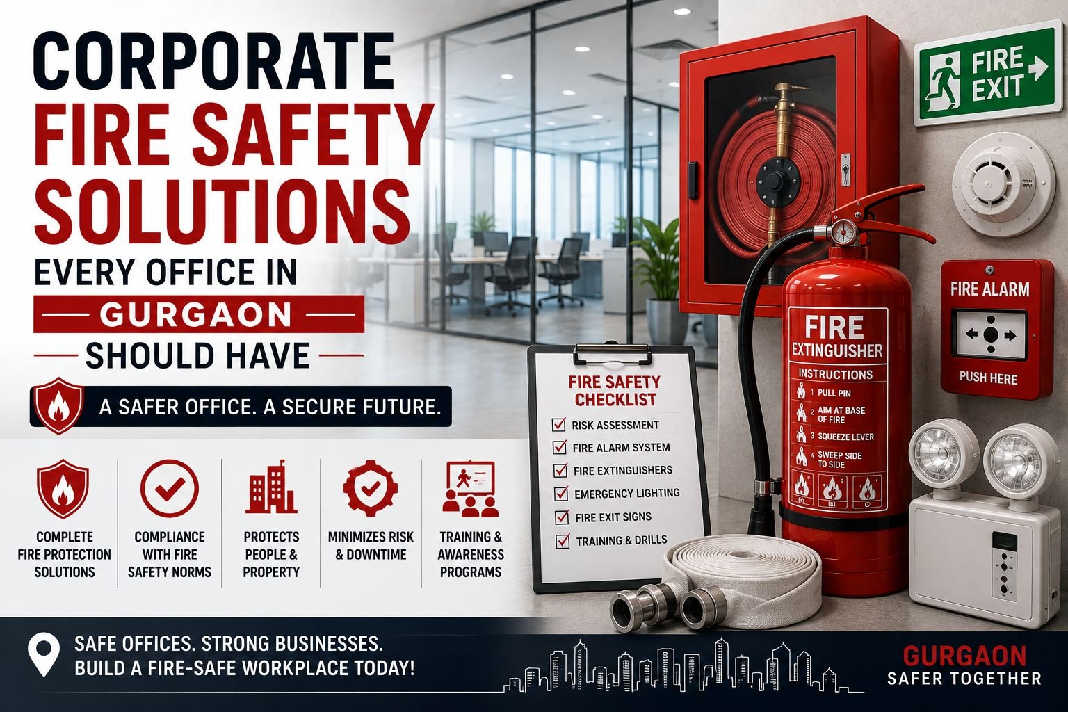 Corporate Fire Safety Solutions in Gurgaon