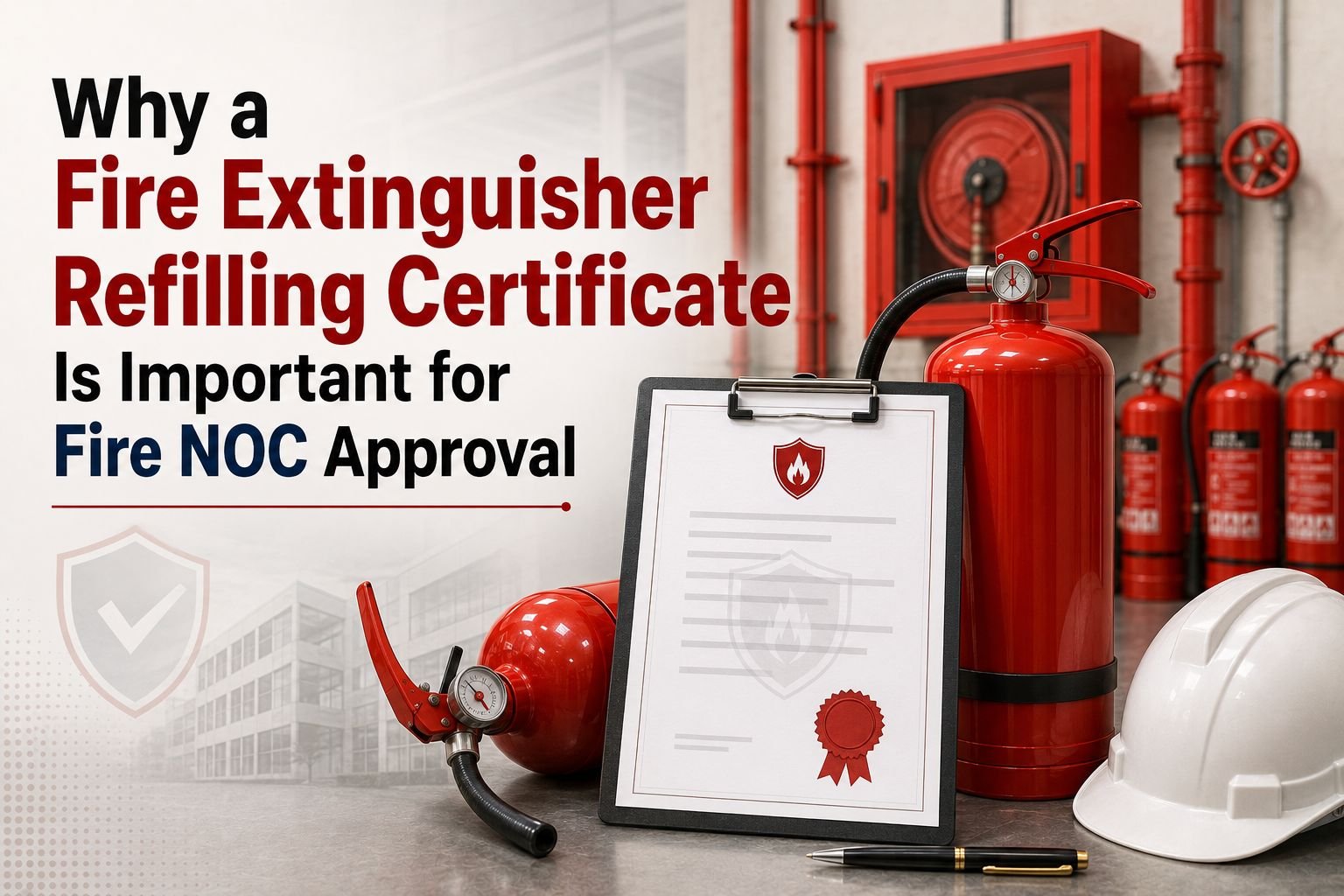 Fire Extinguisher Refilling Certificate for Fire NOC