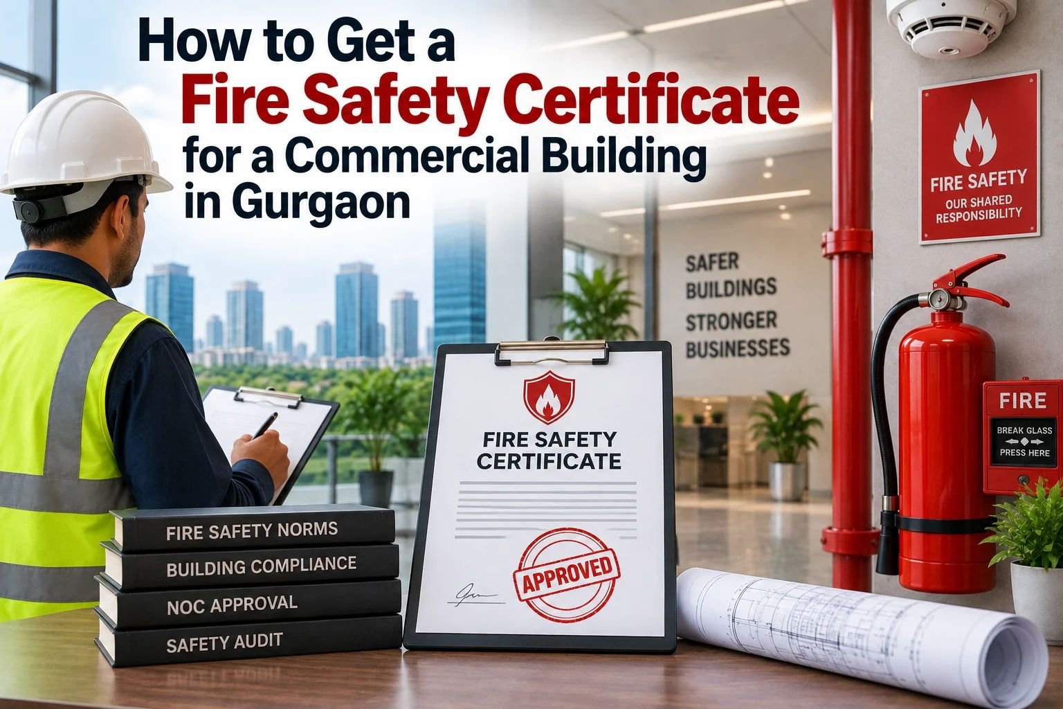 Fire Safety Certificate for Commercial Building in Gurgaon